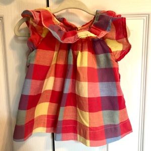 BabyGap madras dress with bloomers 0 to 3 months